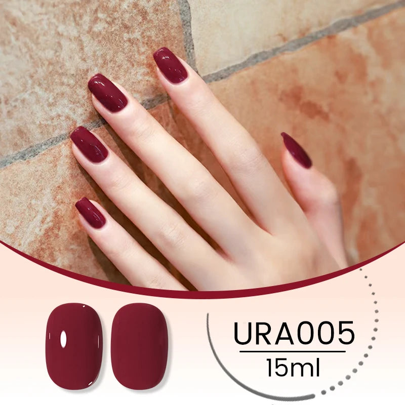 UR SUGAR 15ml Winter Brown Bright Color Gel Gel Varnishes All For Nails Soak Off UV LED Semi Permanent Nail Art Long Lasting Gel