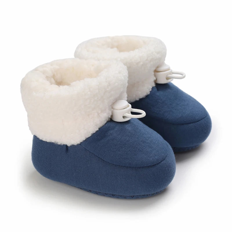 Winter Baby Shoes Boys Girls Cotton Soft Sole Snow Booties Thick Winter Warm Newborn Toddler Boots Shoes Frist Walking Shoes