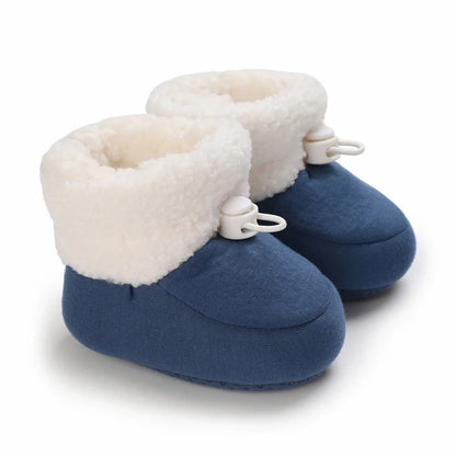 Winter Baby Shoes Boys Girls Cotton Soft Sole Snow Booties Thick Winter Warm Newborn Toddler Boots Shoes Frist Walking Shoes