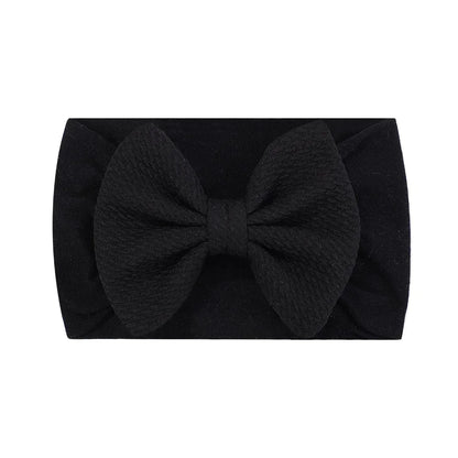 1Pc Headband Nylon Infants Toddlers Elastic Hair Band for Newborn Girl Princess Bowknot Cute Baby Hair Accessories Wholesale