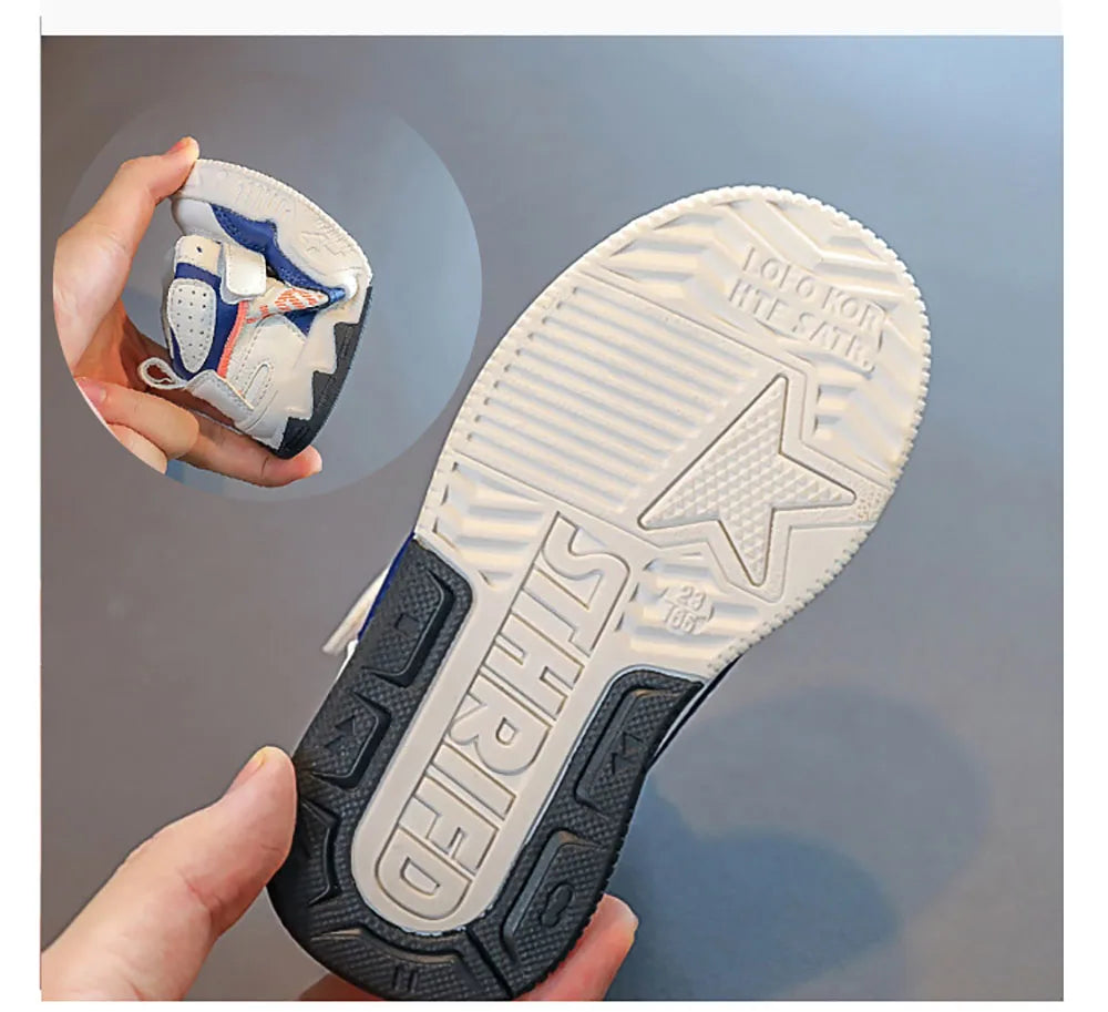 Fashion Sneakers For Kids Trend Soft-soled Anti-slippery Children's Sport Shoes Tennis Shoes