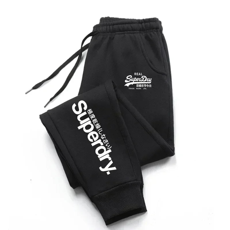 2024 New Men's Trousers Autumn Winter Casual Trousers Sports Jogging Pants Sweatpants Harajuku Fashion Trend Street Print Pants
