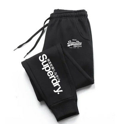 2024 New Men's Trousers Autumn Winter Casual Trousers Sports Jogging Pants Sweatpants Harajuku Fashion Trend Street Print Pants