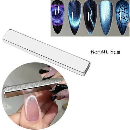6ml Jelly Nude/Pink/Blue Cat Eye Magnetic Nail Gel Polish Glitter Silk Mirror Cat Eye's Gel Varnish Soak Off UV Gel Nail Polish