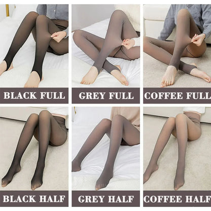 Thermal Stockings Woman Fleece Tights Sexy Slim Thicken Tights
