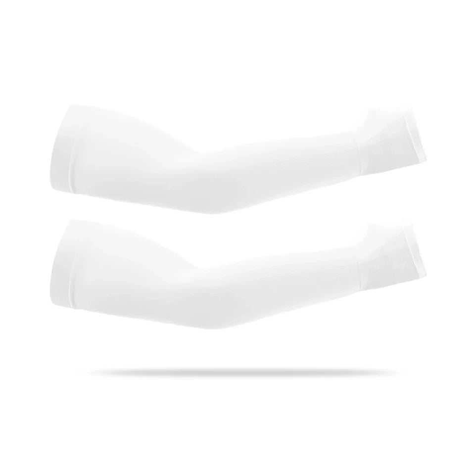 1Pair UPF50+ Summer Cool Feeling Arm Sleeves Women Cycling Running Fishing Oversleeve Men Breathable Ice Silk Sunscreen Unisex