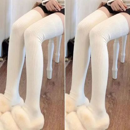 1/2pairs Casual Knitted Long Socks