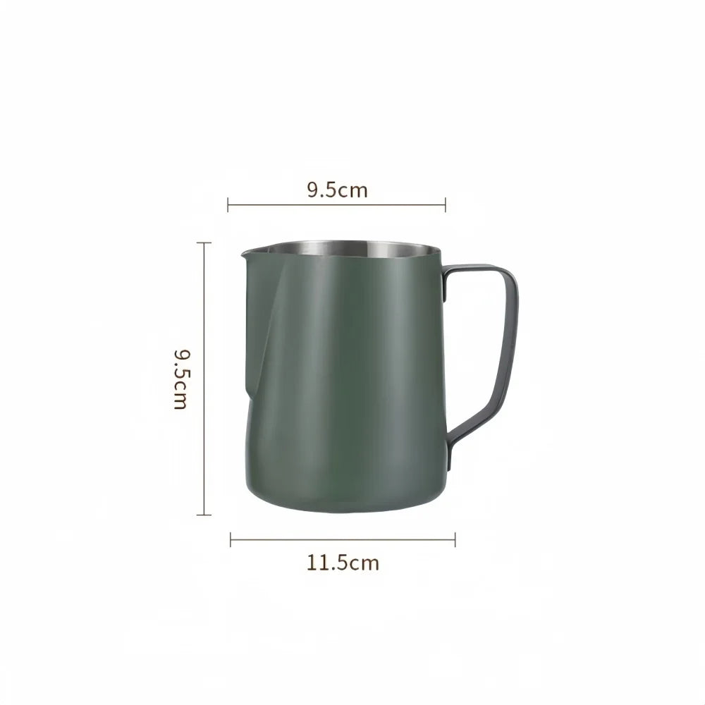 350/600ML Coffee Milk Frothing Pitcher Jug 304 Stainless Steel Precise Scale High Quality Latte
