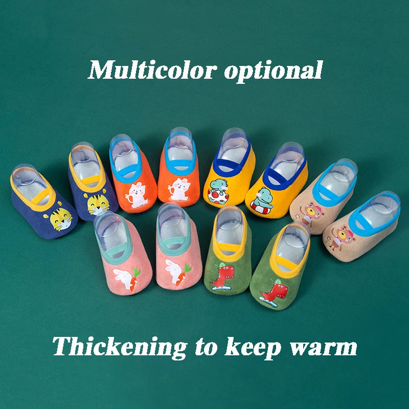 Children Anti-slip Shoes Newborn Baby Toddler Girls Cotton Non-slip Floor Socks