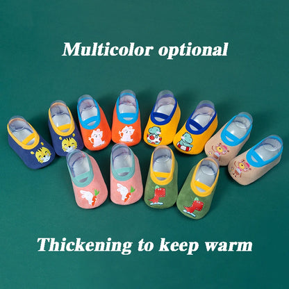 Children Anti-slip Shoes Newborn Baby Toddler Girls Cotton Non-slip Floor Socks