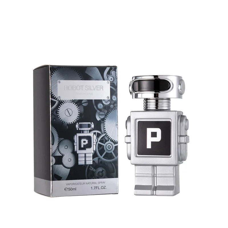 50/100ml Robot Men's Perfume Lasting Fragrance Light Fragrance Fresh Wood Tone Deodorant Enhance Male Charm Dragon Ocean Scent