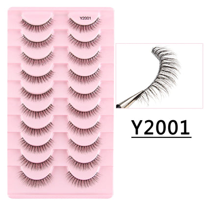 3/10 Pairs 3D Mink Eyelash Natural False Eyelashes Makeup Fake Eye Lashes Faux Cilios Make Up Beauty Tools Wholesale Lashes Cils