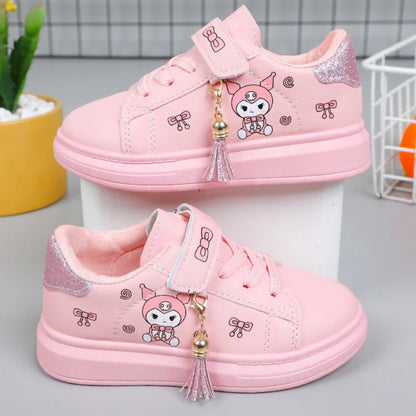 Sanrio Girls's Fashion Sneakers Kid's Anti-skid Casual Shoes Cartoon