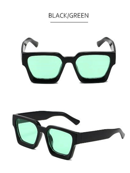 White glasses, women's and men's sunglasses, summer sunshade, windproof, and color changing glasses