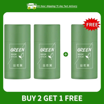 Original Green Tea Deep Remove Blackheads Acne Mud Mask Stick Shrink Pores Dispel Acne Cream Treat Pimple Korean Clean Skin Care