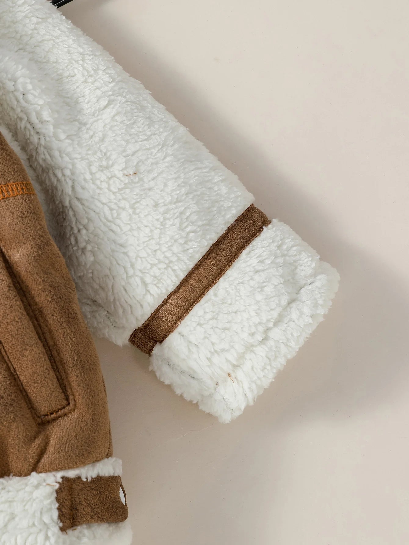 1-3Y Baby Boys Winter Long Sleeve Turtleneck Warm  Coral Velvet  Jacket Coat With Zipper Outerwear