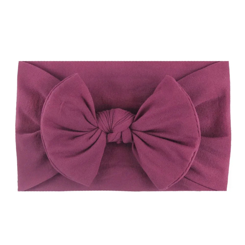 Baby Girl Headband Infant Hair Accessories Bows Newborn Headwear Rabbit Ear Elastic Gift Toddler Bandage Ribbon Soft Bowknot