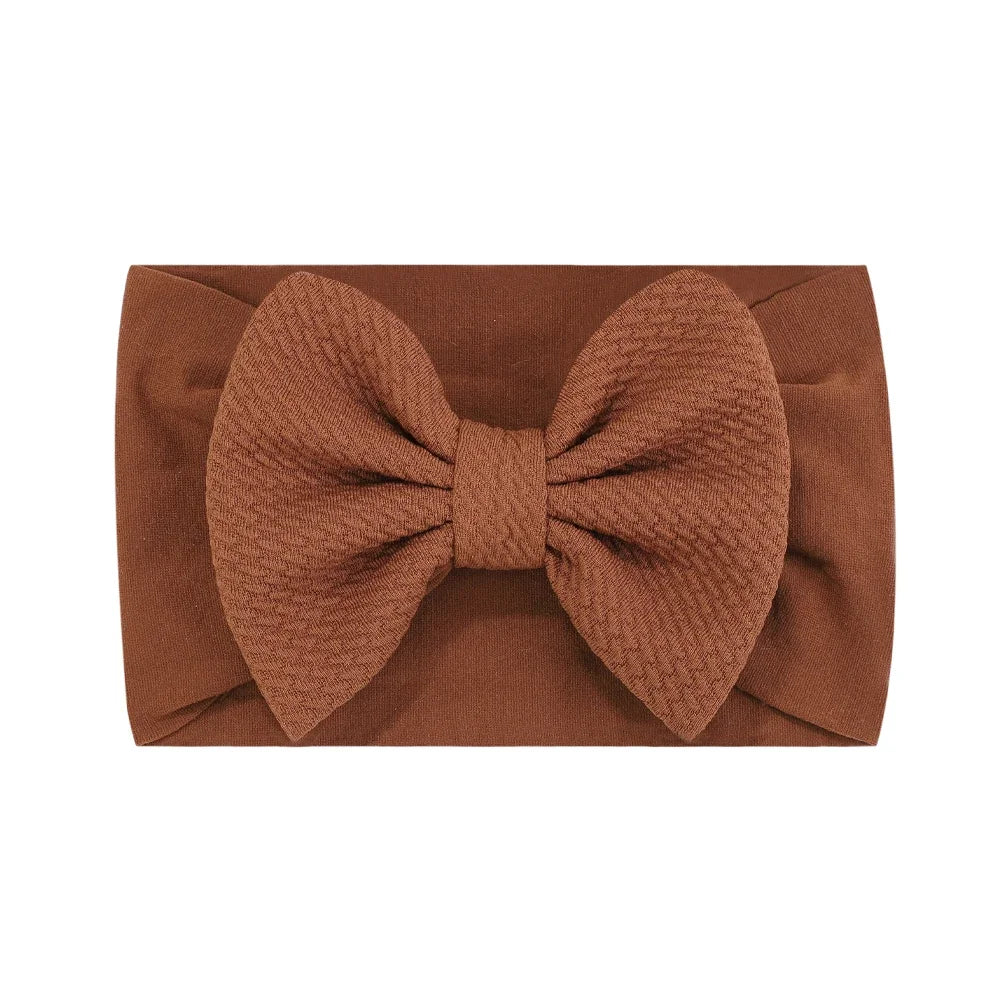 Baby Headband Nylon Infants Toddlers Elastic Hair Band for Newborn Girl Princess Bowknot Kids Hair Accessories Kids Headwear