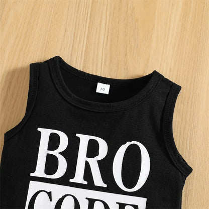 0-3Y Baby Boys Summer Clothes Set Kids Short Sleeve Letter T-shirt + Denim Short Pants Toddler Casual Outfits