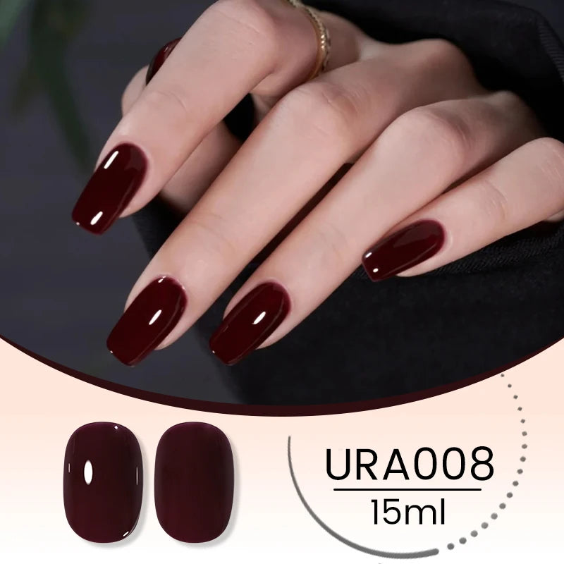 UR SUGAR 15ml Winter Brown Bright Color Gel Gel Varnishes All For Nails Soak Off UV LED Semi Permanent Nail Art Long Lasting Gel