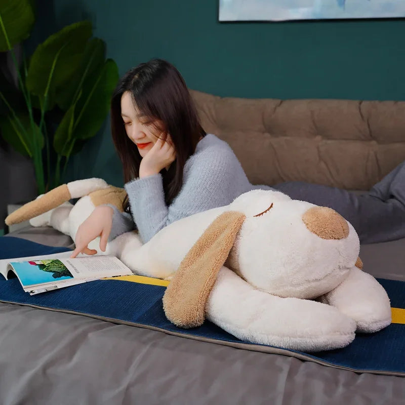 Giant Soft Dog Plush Toys Long Pillow High Quality Stuffed Animal Baby Appease Doll Home Decor Sofa Cushion Children Girl Gift