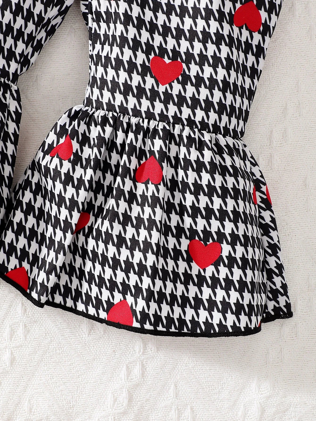 Newborn Girl Baby Summer Sleeveless Big Bow Solid Color Love Printed Pants Set 2 Pieces