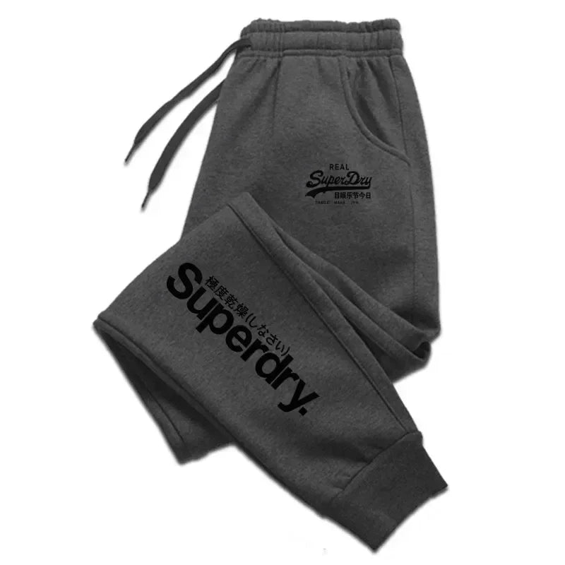 2024 New Men's Trousers Autumn Winter Casual Trousers Sports Jogging Pants Sweatpants Harajuku Fashion Trend Street Print Pants
