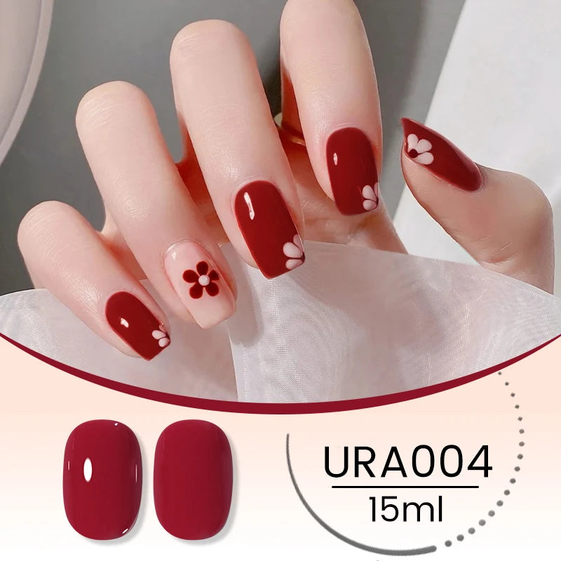 UR SUGAR 15ml Winter Brown Bright Color Gel Gel Varnishes All For Nails Soak Off UV LED Semi Permanent Nail Art Long Lasting Gel