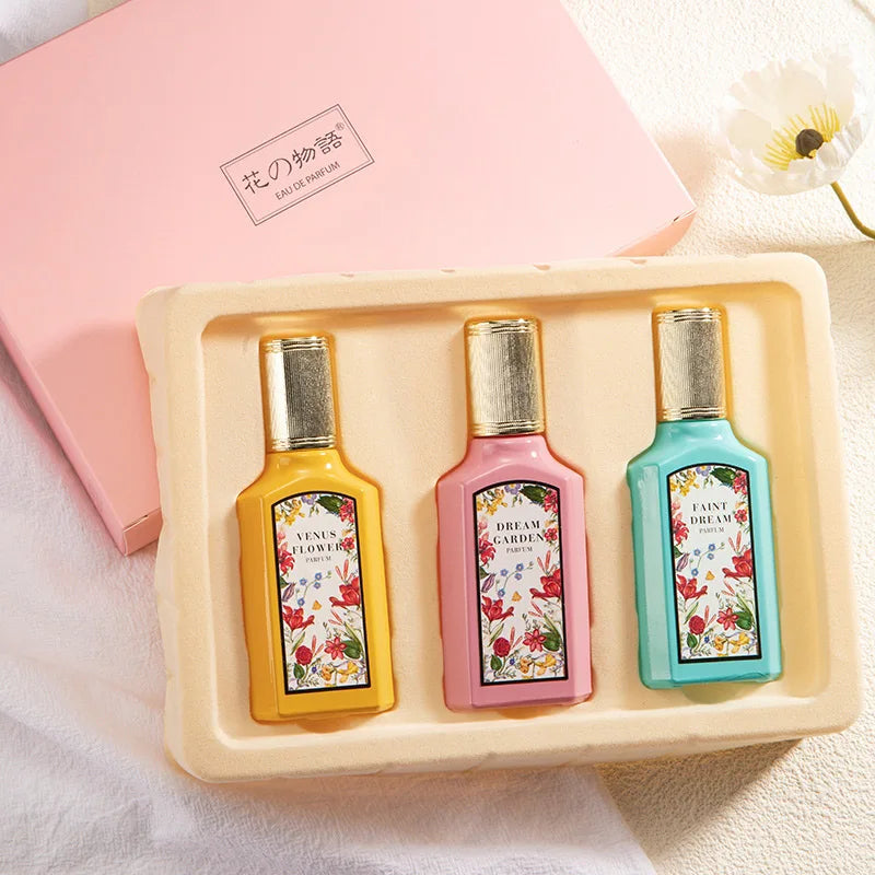 Oriental Gift Box Perfume Women Floral Scent Jasmine Gardenia Fragrance Fresh Cologne Long-Lasting Eau De Toilette Body Splash