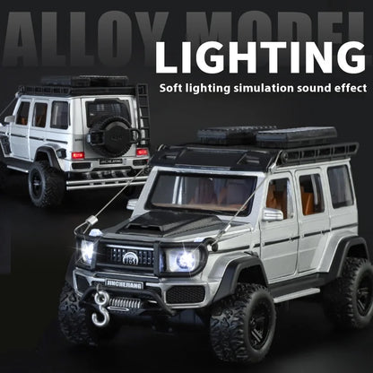 1:32 Mercedes Benz BRABUS G550 Modified 4*4 Off Road SUV Alloy