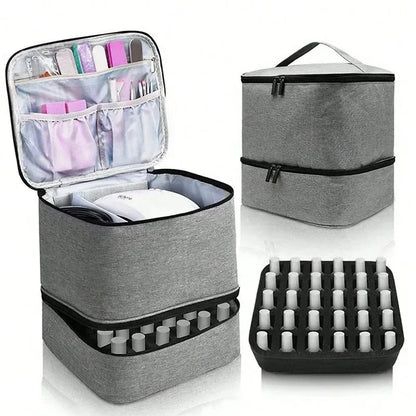Nail Polish Storage Bag Essential Oil Bag Storage Box Double Layer