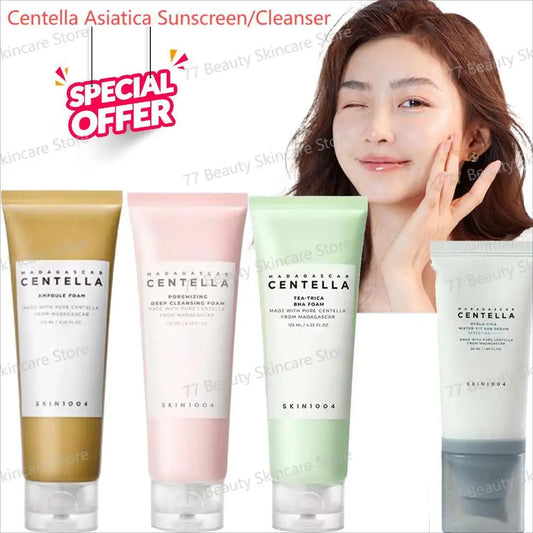 Centella Asiatica Sunscreen/Cleanser Moisturizing Refreshing Not Greasy Sun Protection /Gentle Cleansing Facial Care Product