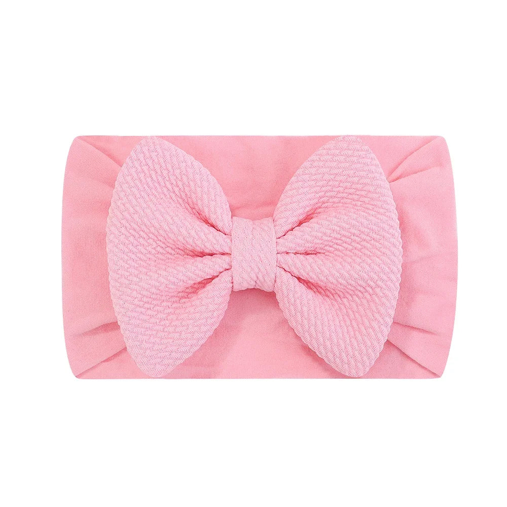 Baby Headband Nylon Infants Toddlers Elastic Hair Band for Newborn Girl Princess Bowknot Kids Hair Accessories Kids Headwear