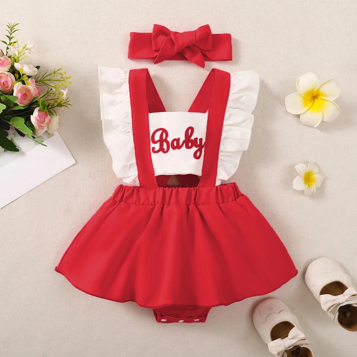 Prowow Baby Girl Clothes Summer Letter Printed Patchwork Backless Bodysuit Dress For Infants Newborn Baby Girls Rompers Dress