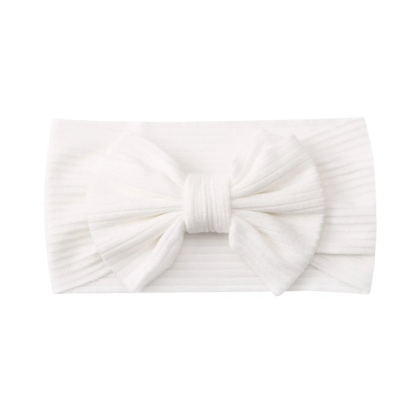Candy Color Knit Baby Headbands Rib Bow Elastic Soft Newborn Headbands for Baby Girl Children Turban Infant Kids Accessories