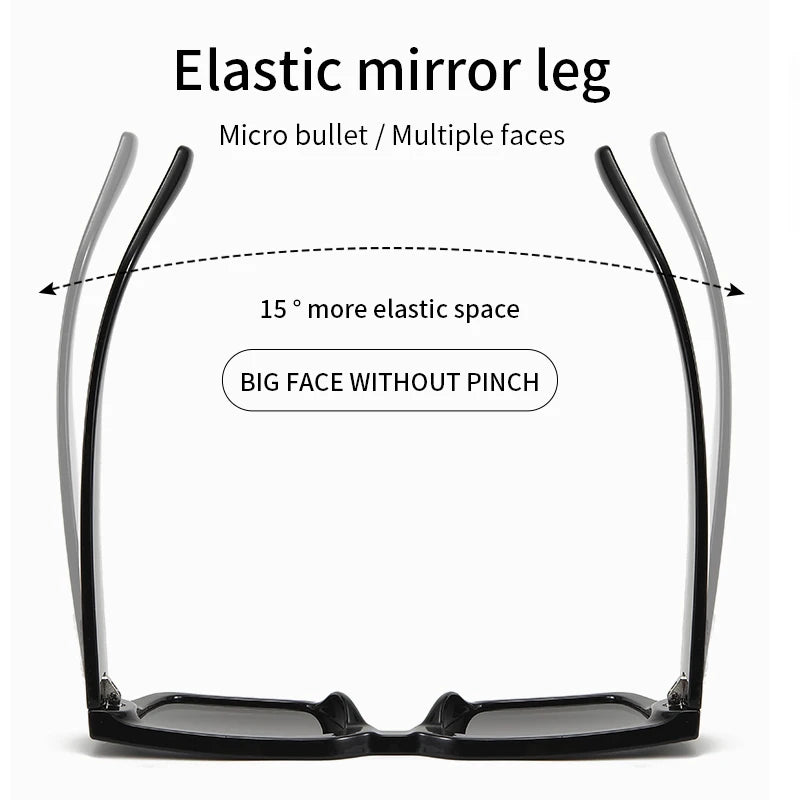 1 pair of square small frame printed fashion women's sunglasses sunglasses outdoor model posing glasses