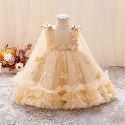 The first Christmas costume of the new 0-6-year-old girl children's children's clothing baby one-year-old birthday party dresses