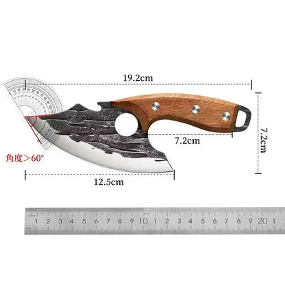 Boning Knives Meat Cleaver Hand Forged Kitchen Knife Wooden Handle Butcher Knife Stainless Steel Cooking Knife Kitchen Gadgets