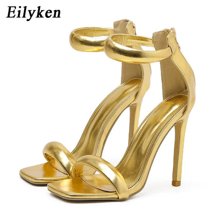 New Design Open Toe High Heels Women Sandals Classics Ankle-Wrap