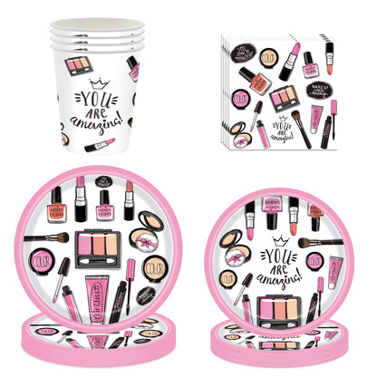 Make Up Birthday Party Decor Women Girls Favor Spa Makeup