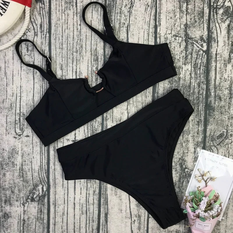 Bikini 2024 Sexy Push Up High Waist Swimwear Swimsuit Women Leopard Snakeskin Print Bikinis Set Bathing Suit Beach Bikini Female