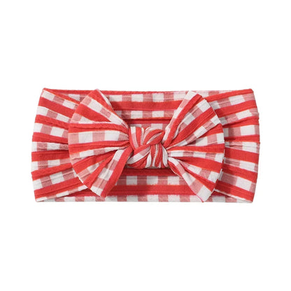 1Pc Simple Solid Color Broadside Bowknot Headband for Baby Girl Elastic Hair Band Basic Turban Headwear Infant Hair Accessories