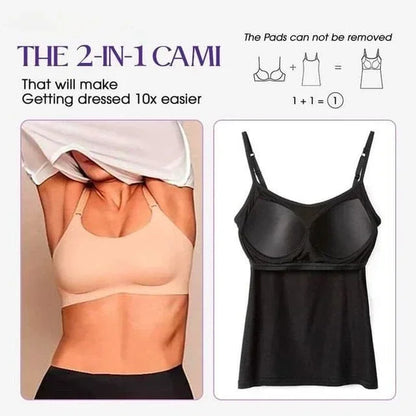 Cami Bra – Women's Camisole With Built In Padded Bra