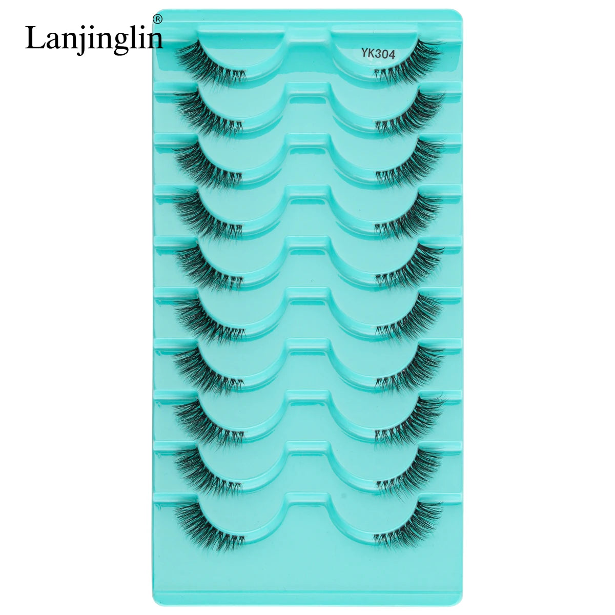 Half Eye Lashes 3/10 Pairs 3D Mink Lashes Natural/Dramatic Handmade Reusable False Eyelashes Extension Make up Tools Faux Cils