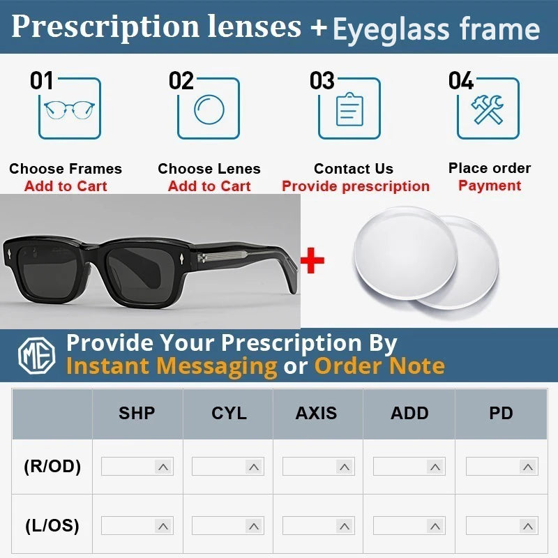 Sunglasses For Men Thick Frame Square 2025