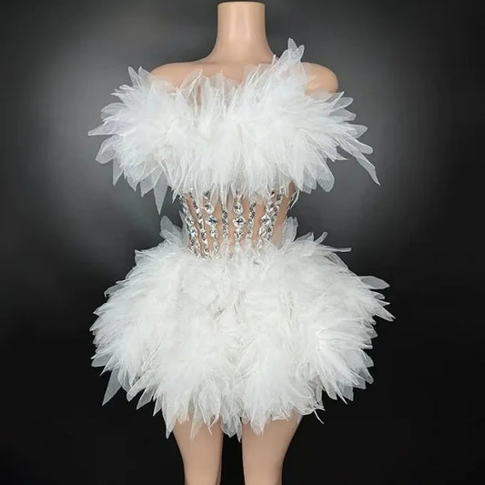 Sexy Strapless Mini Sheath Two-Pieces Set Birthday Evening Party Dress