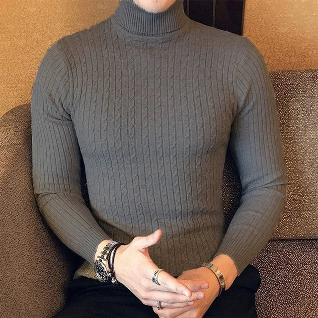 Winter High Neck Thick Warm Turtleneck Sweater