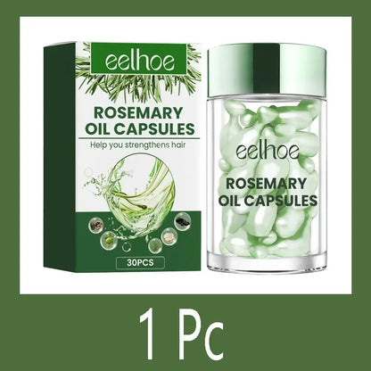 Hair Growth Essential Oil Rosemary Hair Serum Capsule Oil Anti Hair loss Baldness Repair Damaged Scalp Treatment For Women Men
