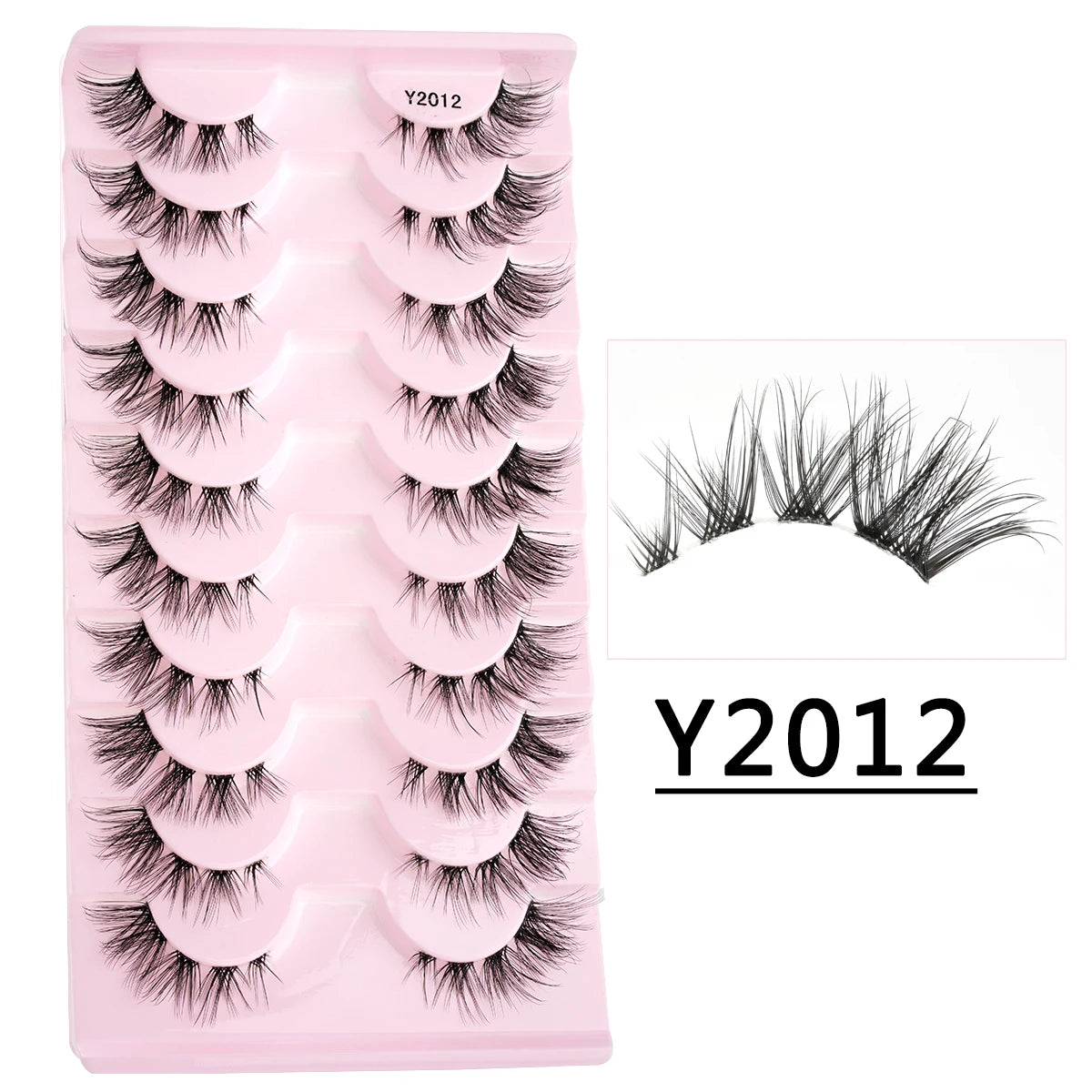 3/10 Pairs 3D Mink Eyelash Natural False Eyelashes Makeup Fake Eye Lashes Faux Cilios Make Up Beauty Tools Wholesale Lashes Cils