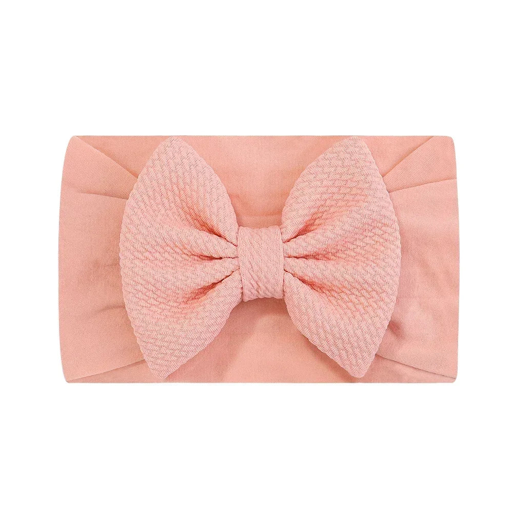 1Pc Headband Nylon Infants Toddlers Elastic Hair Band for Newborn Girl Princess Bowknot Cute Baby Hair Accessories Wholesale